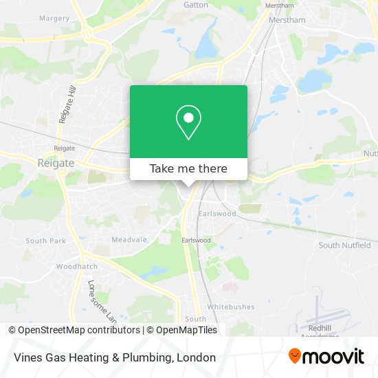 Vines Gas Heating & Plumbing map