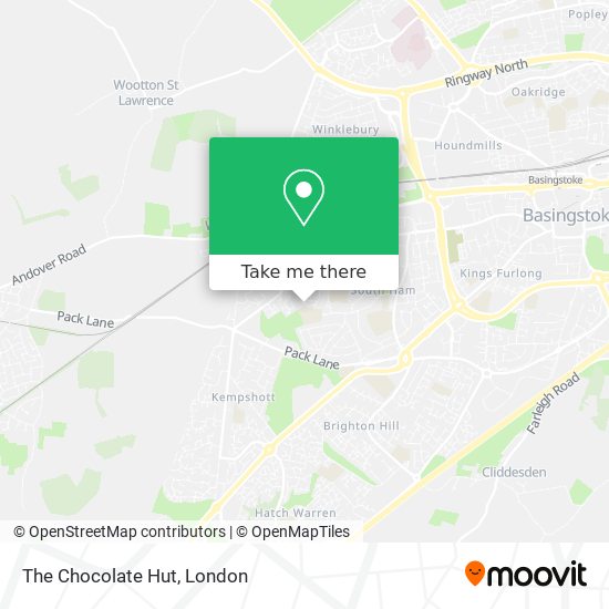 The Chocolate Hut map