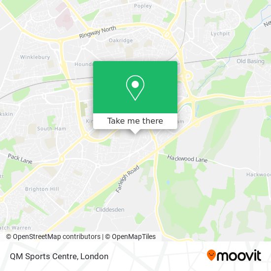 QM Sports Centre map