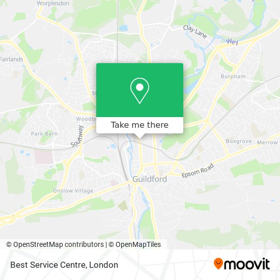 Best Service Centre map