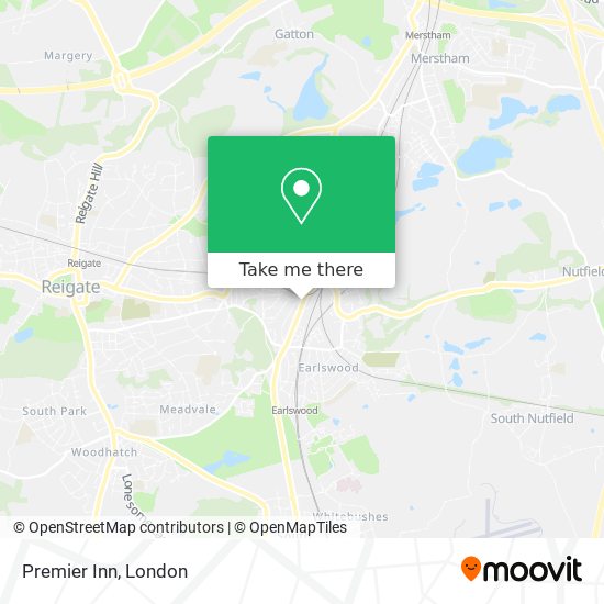 Premier Inn map