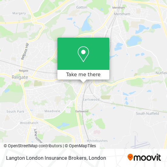 Langton London Insurance Brokers map