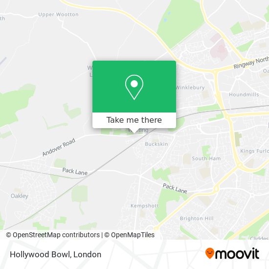 Hollywood Bowl map