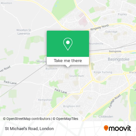 St Michael's Road map