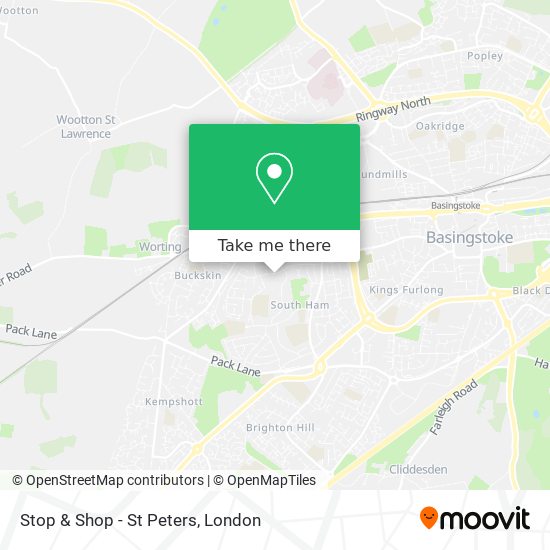 Stop & Shop - St Peters map