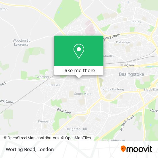 Worting Road map