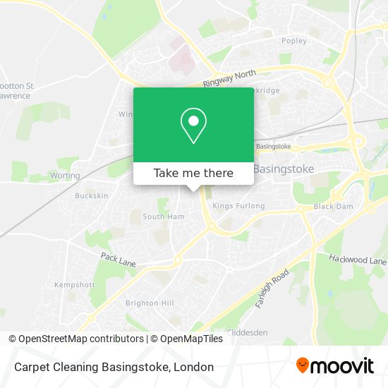 Carpet Cleaning Basingstoke map