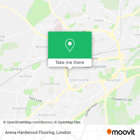 Arena Hardwood Flooring map