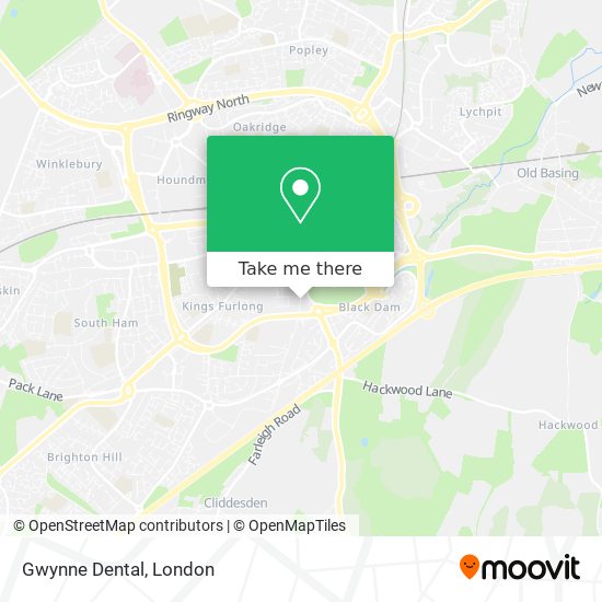 Gwynne Dental map