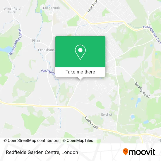 Redfields Garden Centre map