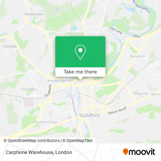 Carphone Warehouse map