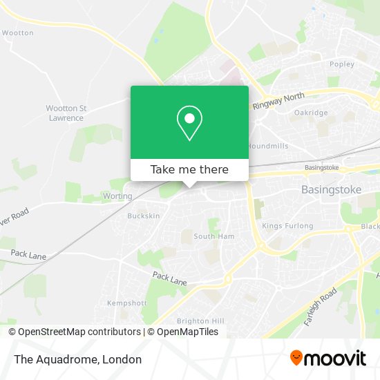 The Aquadrome map