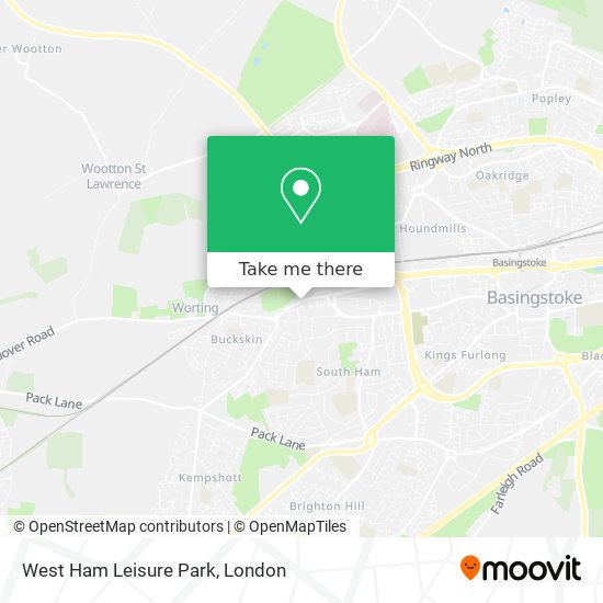 West Ham Leisure Park map