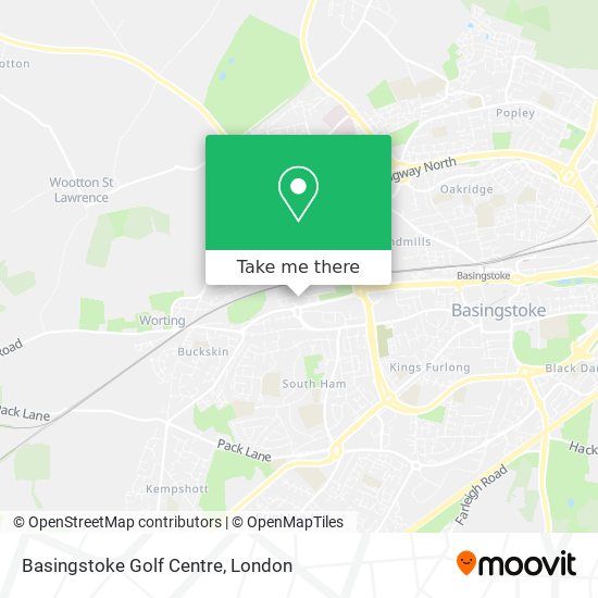 Basingstoke Golf Centre map
