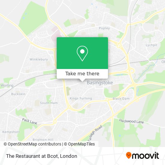The Restaurant at Bcot map