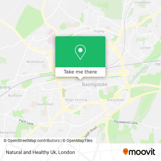 Natural and Healthy Uk map