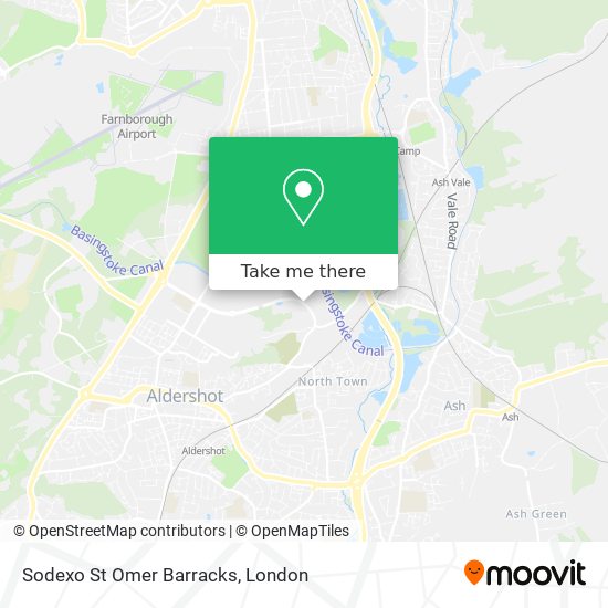 Sodexo St Omer Barracks map