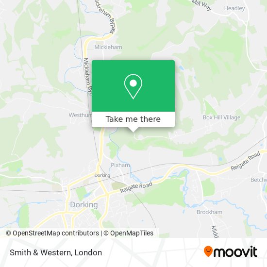 Smith & Western map