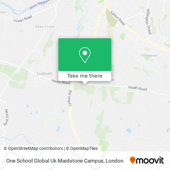 One School Global Uk Maidstone Campus map