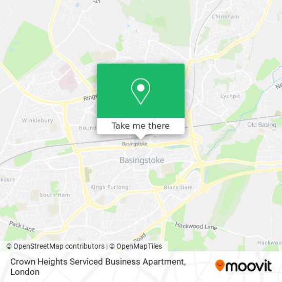 Crown Heights Serviced Business Apartment map