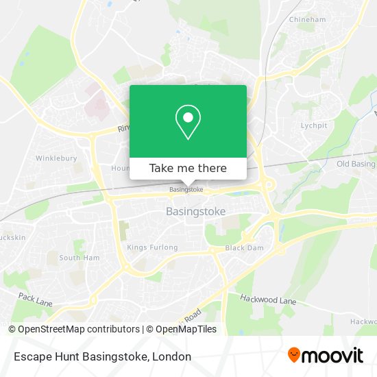 Escape Hunt Basingstoke map
