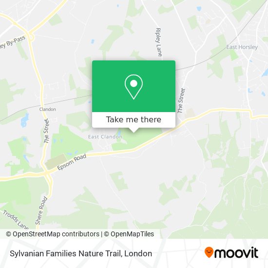 Sylvanian Families Nature Trail map