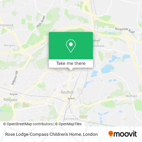 Rose Lodge-Compass Children's Home map