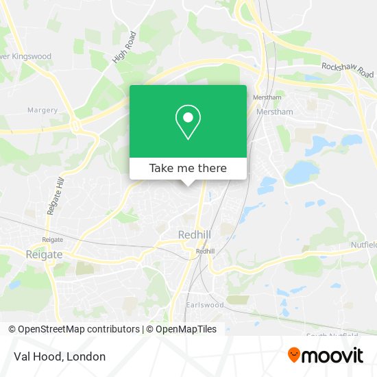 Val Hood map