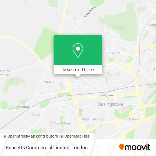 Bennetts Commercial Limited map