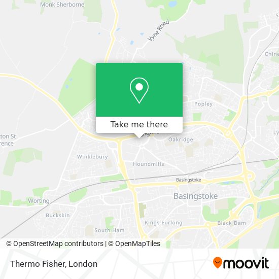 Thermo Fisher map