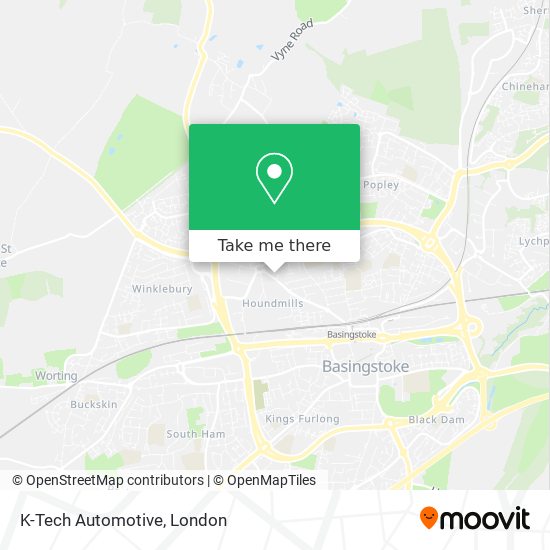 K-Tech Automotive map