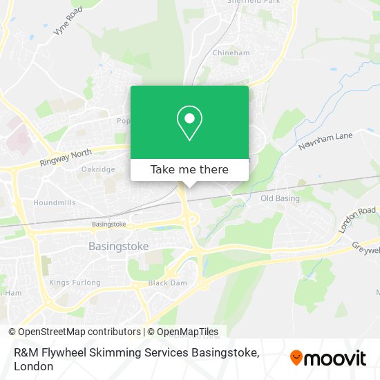 R&M Flywheel Skimming Services Basingstoke map