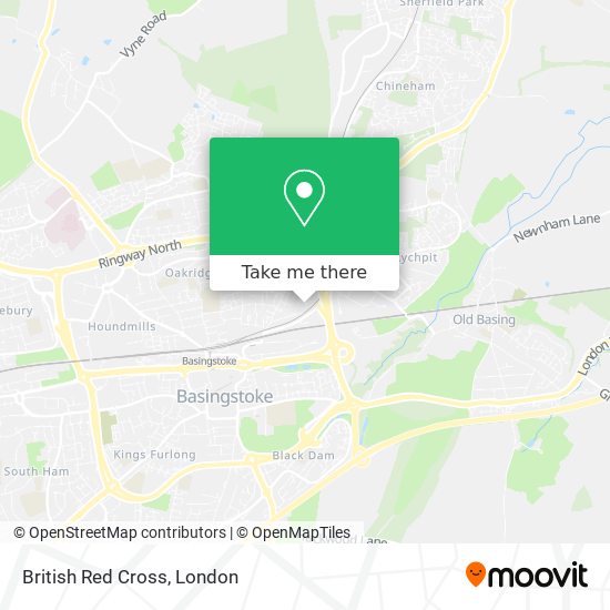 British Red Cross map