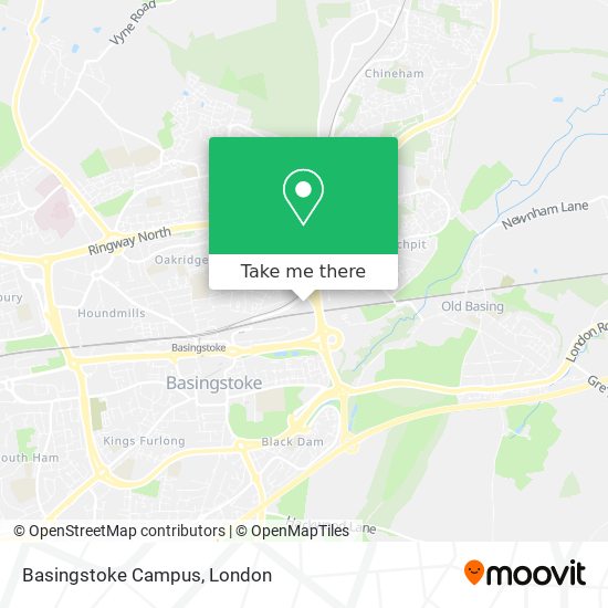 Basingstoke Campus map