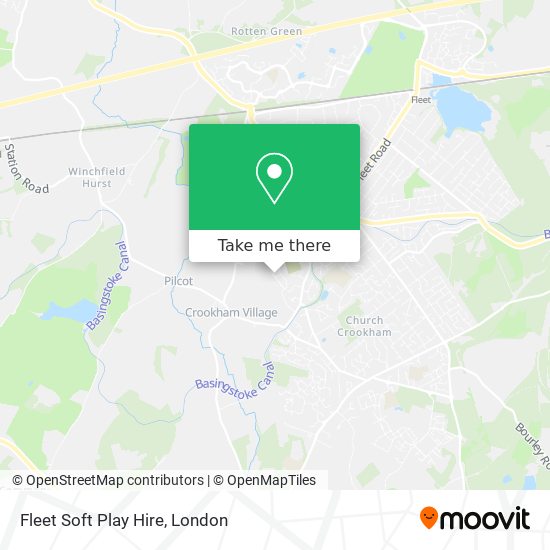 Fleet Soft Play Hire map