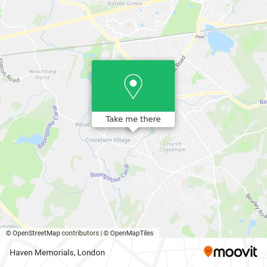 Haven Memorials map