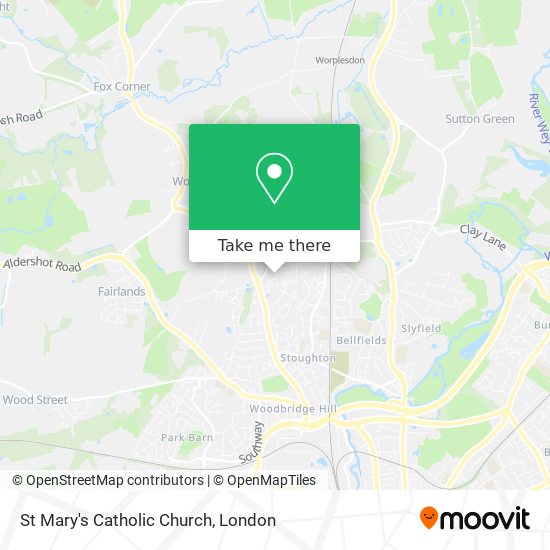 St Mary's Catholic Church map