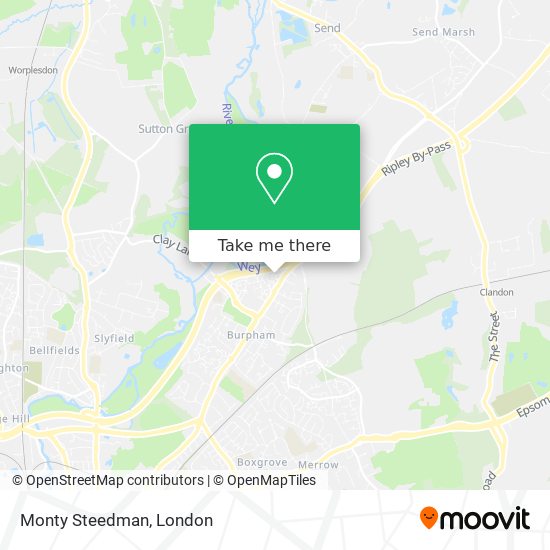 Monty Steedman map