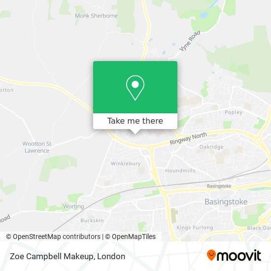 Zoe Campbell Makeup map