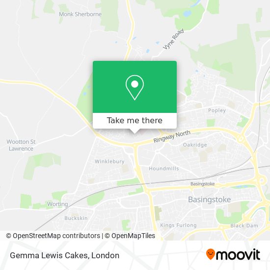 Gemma Lewis Cakes map