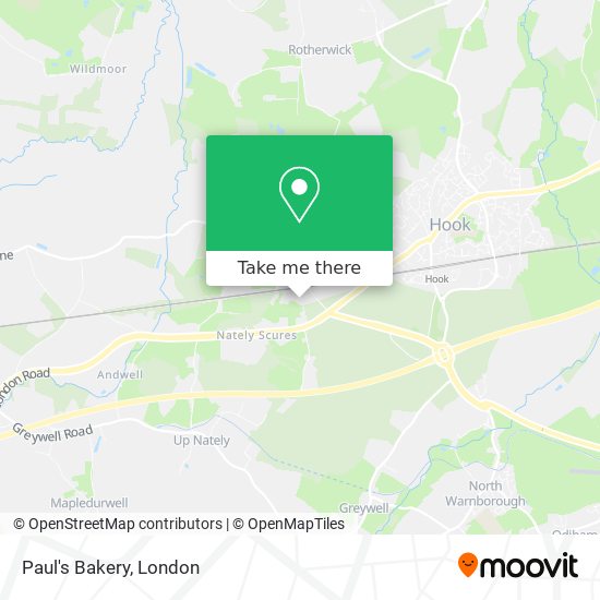 Paul's Bakery map