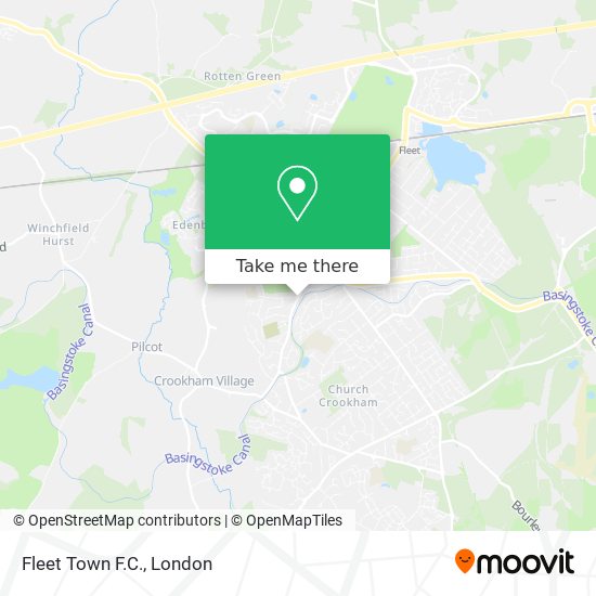 Fleet Town F.C. map