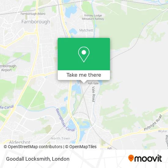 Goodall Locksmith map