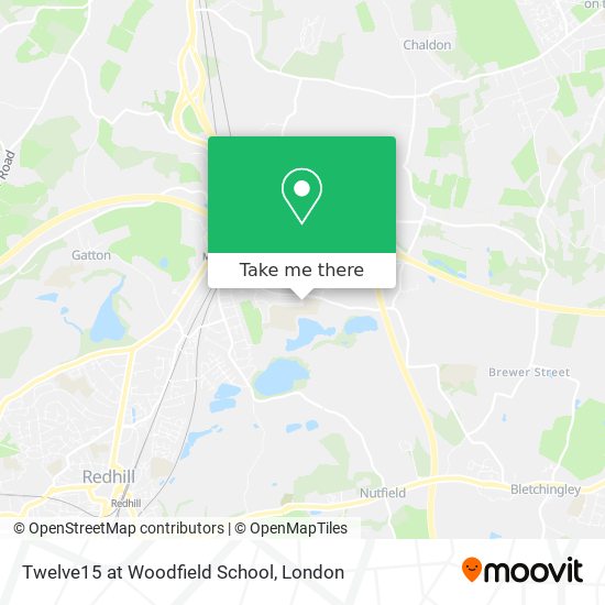 Twelve15 at Woodfield School map