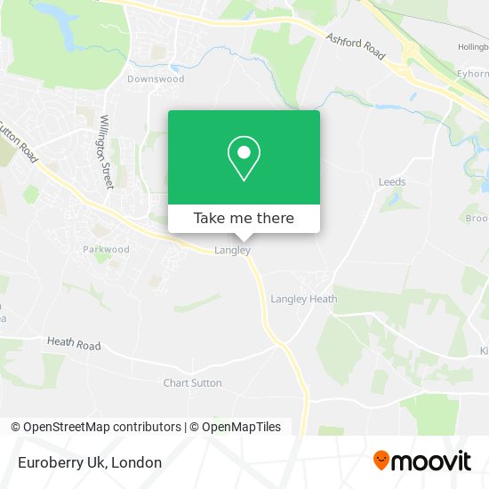 Euroberry Uk map