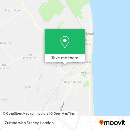 Zumba with Stacey map