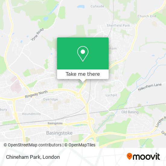 Chineham Park map