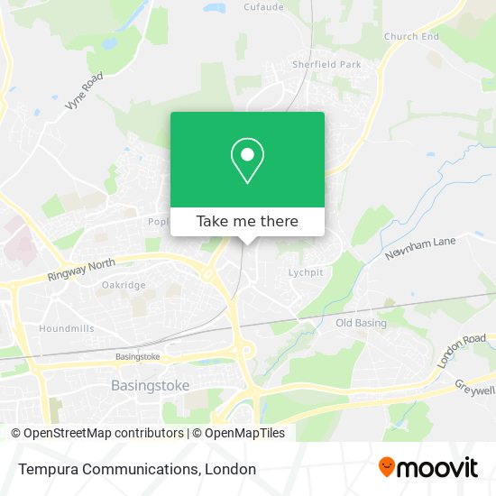 Tempura Communications map