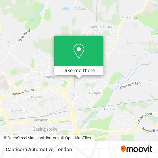 Capricorn Automotive map