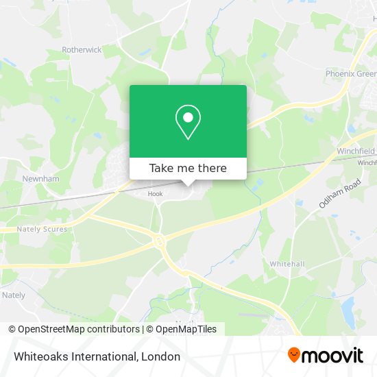 Whiteoaks International map